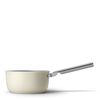 Quánh nồi chống dính 20cm có nắp màu kem hiệu Smeg, Model SPF2012CRM