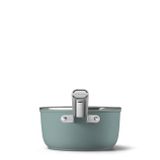  Quánh nồi chống dính 20cm có nắp màu xanh ngọc hiệu Smeg, Model SPF2012EGM 