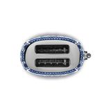  Máy nướng bánh mì họa tiết màu xanh blue hiệu Smeg, Model TSF01DGBEU 