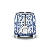  Máy nướng bánh mì họa tiết màu xanh blue hiệu Smeg, Model TSF01DGBEU 