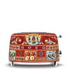  Máy nướng bánh mì họa tiết màu đỏ hiệu Smeg, Model TSF01DGEU 