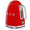  Ấm đun nước siêu tốc 1.7l màu đỏ bóng hiệu Smeg, Model KLF03RDEU 