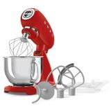  Máy trộn bột đa năng màu đỏ Smeg SMF05RDEU 