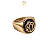  Nhân Signet Mặt Đen 