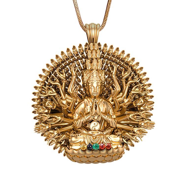  Mặt Dây Quan Âm Thiên Thủ Thiên Nhãn PB0026 