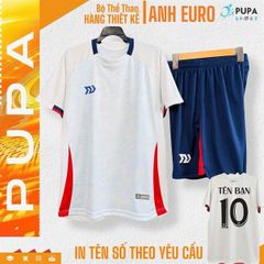 BULBAL - ÁO KHÔNG LOGO TUYỂN ANH EURO 2024 - TRĂNG BULBALL