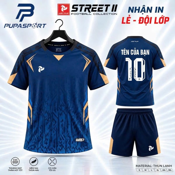 JP - ÁO KHÔNG LOGO STREET - MÀU XANH ĐEN