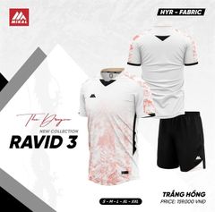 MIKAL RAVID 3.0 - TRẮNG HỒNG - Chất vải thun mè cao cấp
