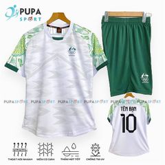 Tuyển ÚC OLYMPIC 2025 vải mè Hàn HD - TRẮNG