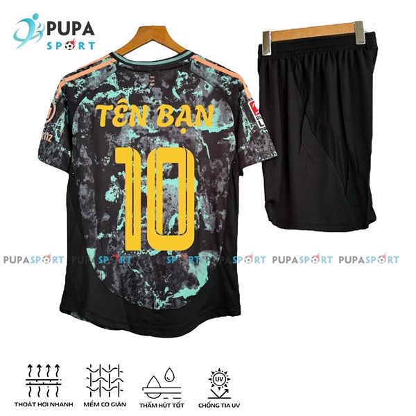 CLB Ajax 2025 vải mè Hàn HD - XANH LOANG