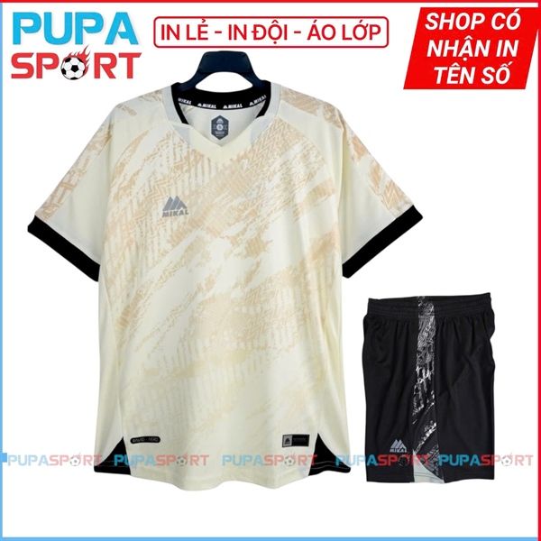 MIKAL RAVID - KEM - Bộ áo bóng đá Không Logo thun mè cao cấp