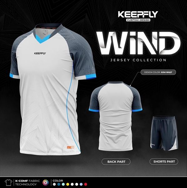 KEEPFLY - ÁO KHÔNG LOGO WIND - TRẮNG
