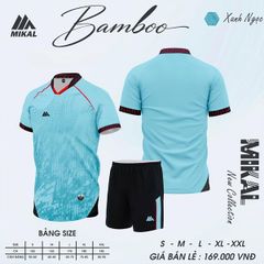 MIAKL - BỘ KHÔNG LOGO BAMBO - XANH NGỌC