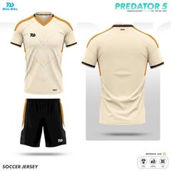 BULBALL - PREDATOR 5 -KEM - Bộ Ko logo vải Bul Air cao cấp