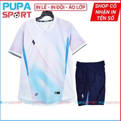 STRIVEND - Áo bóng đá không logo Strivend V7 vải Bezel - TRẮNG