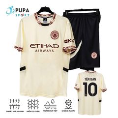 Áo Bóng Đá Mancity Kem