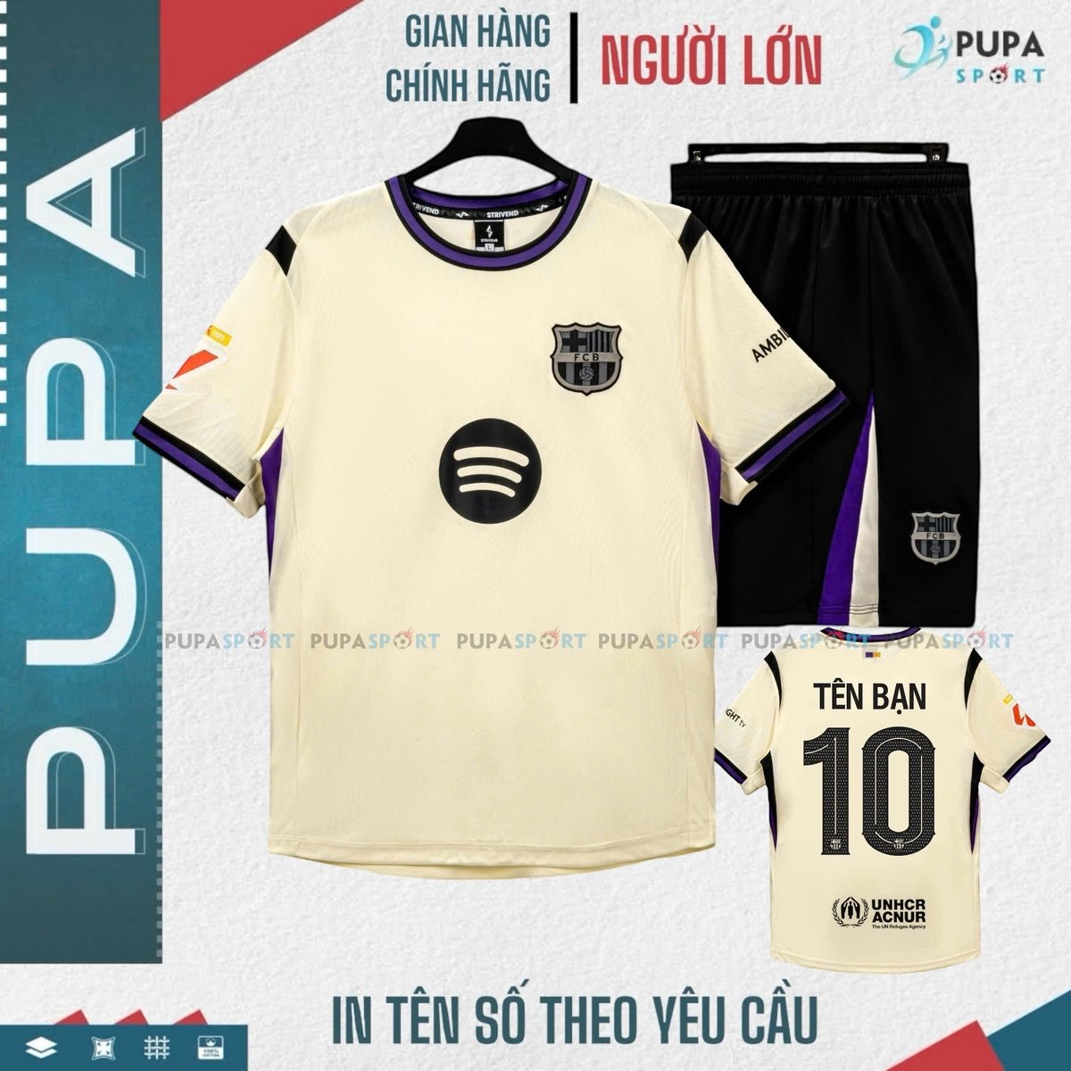 Áo Barca Sân Khách