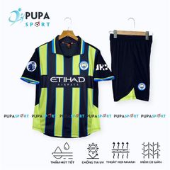 CLB MỜ C 2025 Sân khách vải mè Hàn HD - SỌC XANH ĐEN