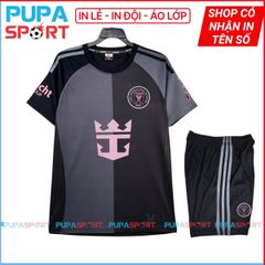 JP - CLB MIAMI 2025 vải thun lạnh cao cấp - TRẮNG XÁM