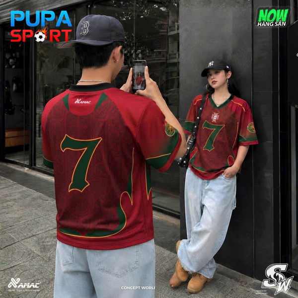 AMAC - STREETWEAR BỒ ĐÀO NHA - ĐỎ ĐẬM
