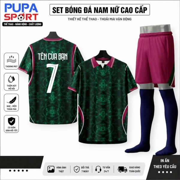 HD - TUYỂN BỒ ĐÀO NHA WC 2026 - MÀU XANH RÊU
