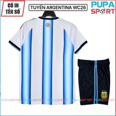 JP - TUYỂN ARGENTINA WORLD CUP 2026 - TRẮNG SỌC XANH