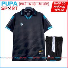 JP-Mẫu không logo WARRIOR chất mè cao cấp - ĐEN