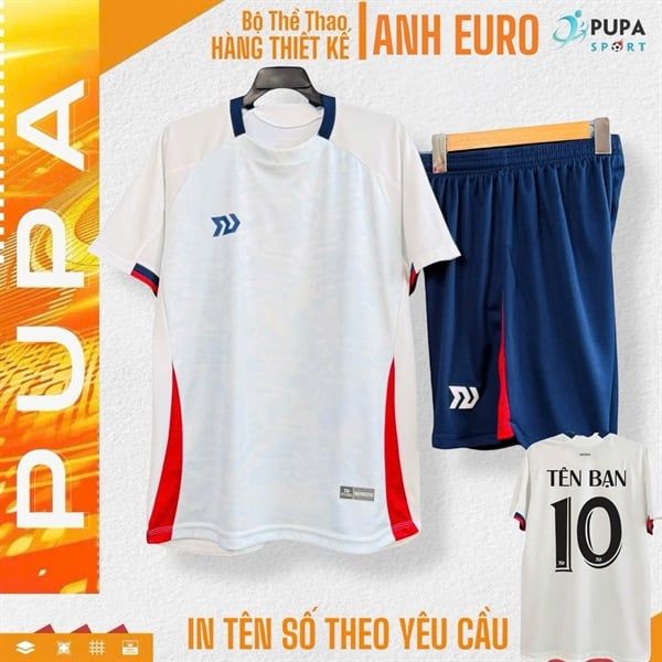 BULBAL - ÁO KHÔNG LOGO TUYỂN ANH EURO 2024 - TRĂNG BULBALL
