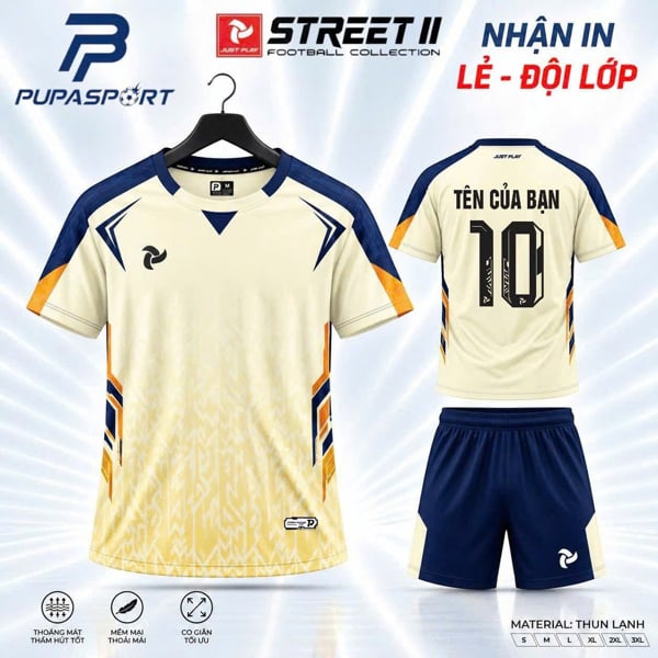 JP - ÁO KHÔNG LOGO STREET - MÀU KEM