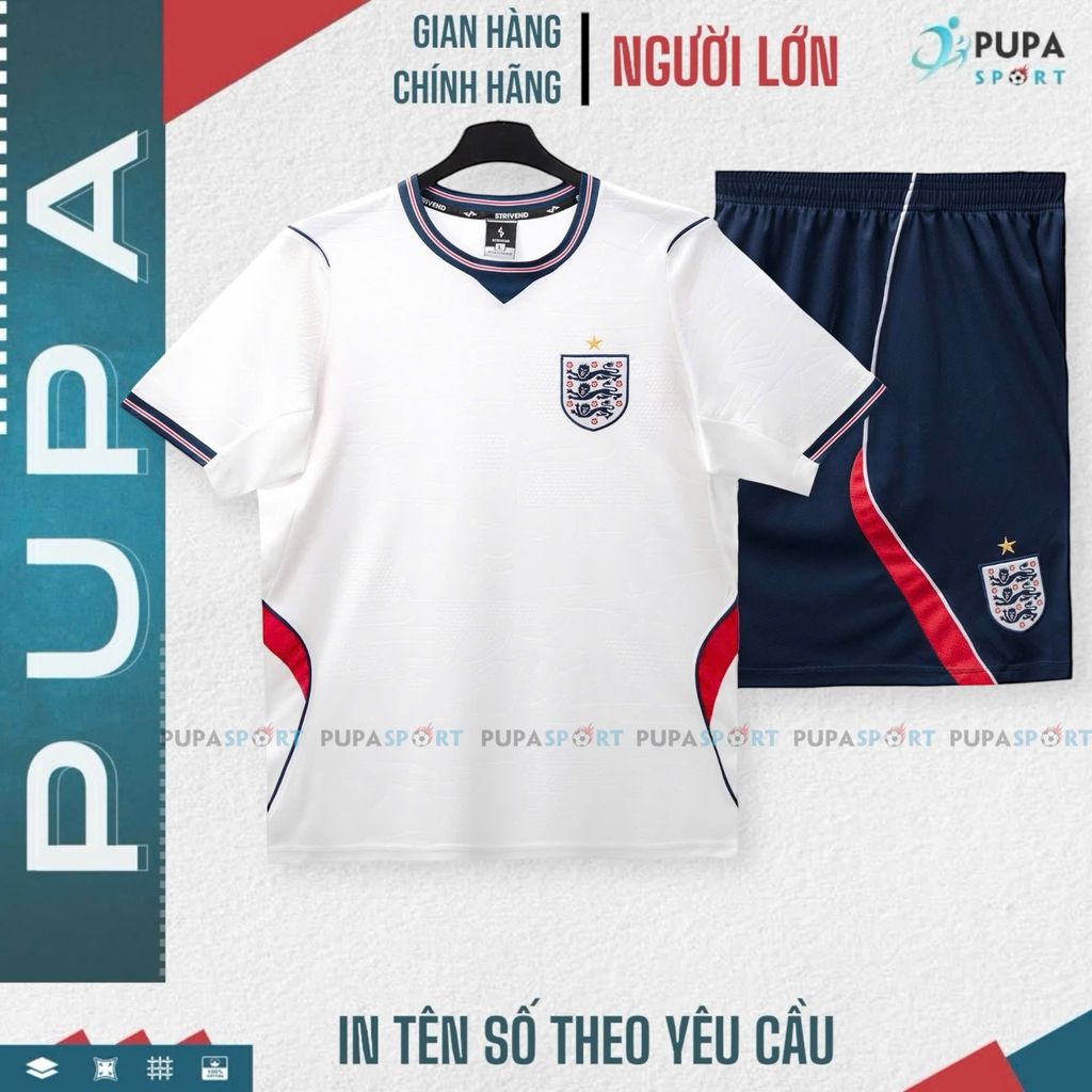 STRIVEND - TUYỂN ANH WORLD CUP 2026 - TRẮNG