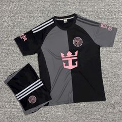 JP - CLB MIAMI 2025 vải thun lạnh cao cấp - TRẮNG XÁM