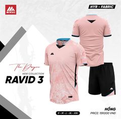 MIKAL RAVID 3.0 - HỒNG - Chất vải thun mè cao cấp
