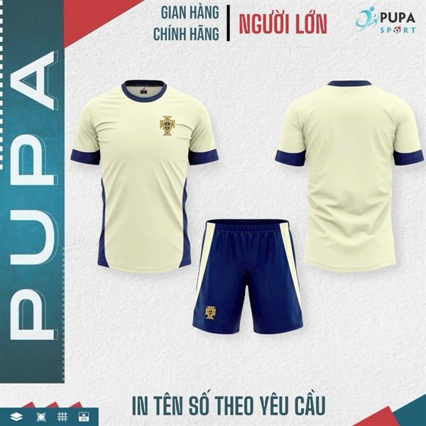 JP - Tuyển Bồ Đào Nha Traning 2025 thun lạnh cao cấp - KEM CỔ TRÒN