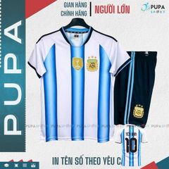 JP - TUYỂN ARGENTINA WORLD CUP 2026 - TRẮNG SỌC XANH
