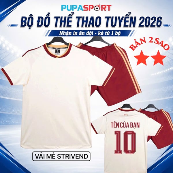 STRIVEND - TUYỂN TÂY BAN NHA ( 2 SAO ) SÂN KHÁCH - MÀU KEM