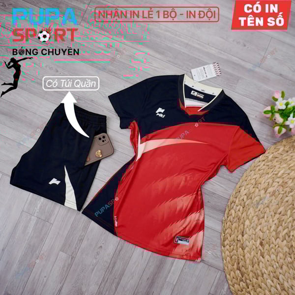 RIKI - ÁO BÓNG CHUYỀN SWAY ( NỮ ) - ĐỎ