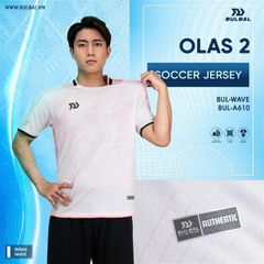 BULBALL - ÁO KHÔNG LOGO OLAS 2 - TRẮNG HỒNG