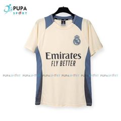 STRIVEND- Clb Real Traning C1 vải mè cao cấp - MÀU KEM