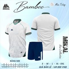 MIAKL - BỘ KHÔNG LOGO BAMBO - TRẮNG