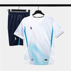 STRIVEND - Áo bóng đá không logo Strivend V7 vải Bezel - TRẮNG