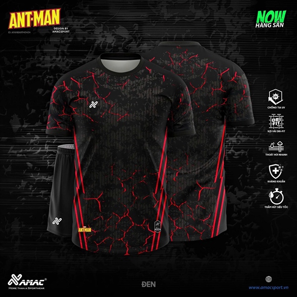 BỘ ANT-MAN - MÀU ĐEN ( CÓ BIGSIZE )