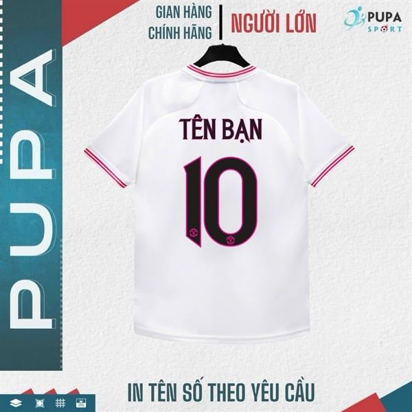 TRIVEND - CLB MU DESIGN 2025 vải mè cao cấp - TRẮNG HỒNG