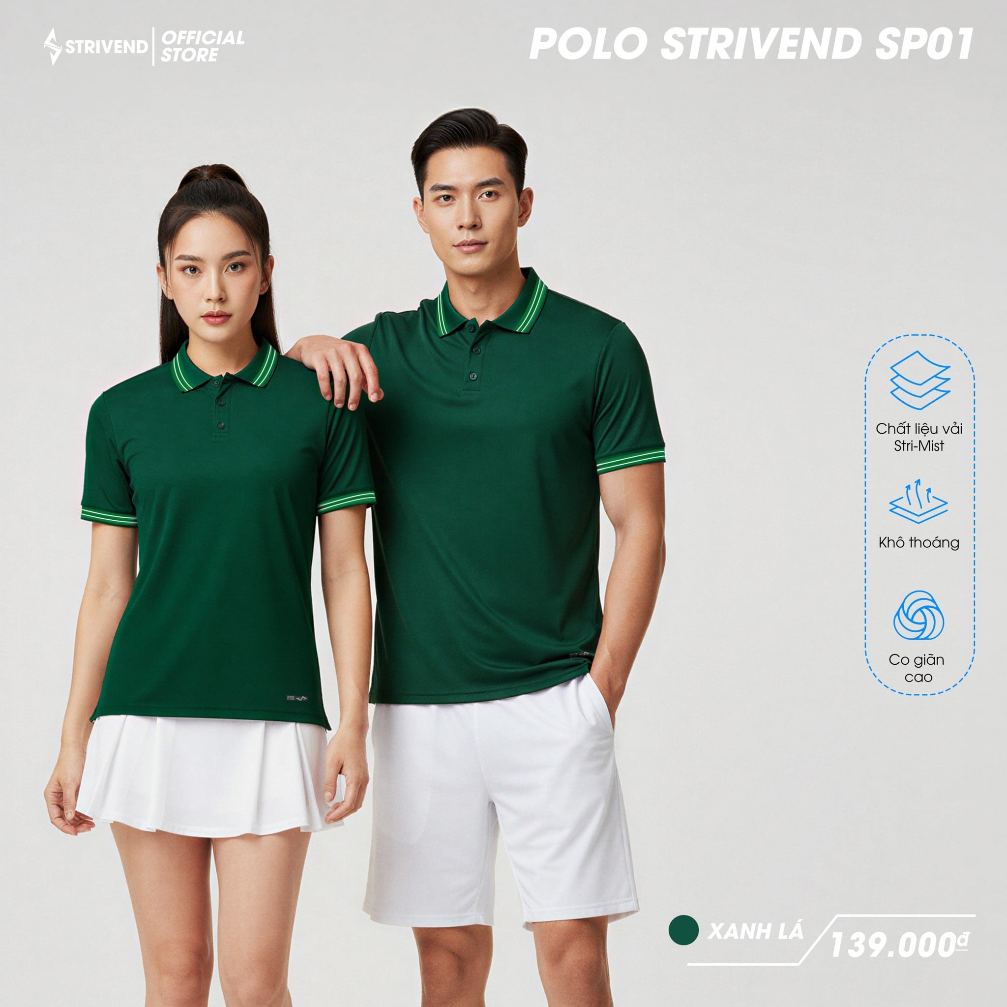 Áo Polo Strivend Sp01 Unisex