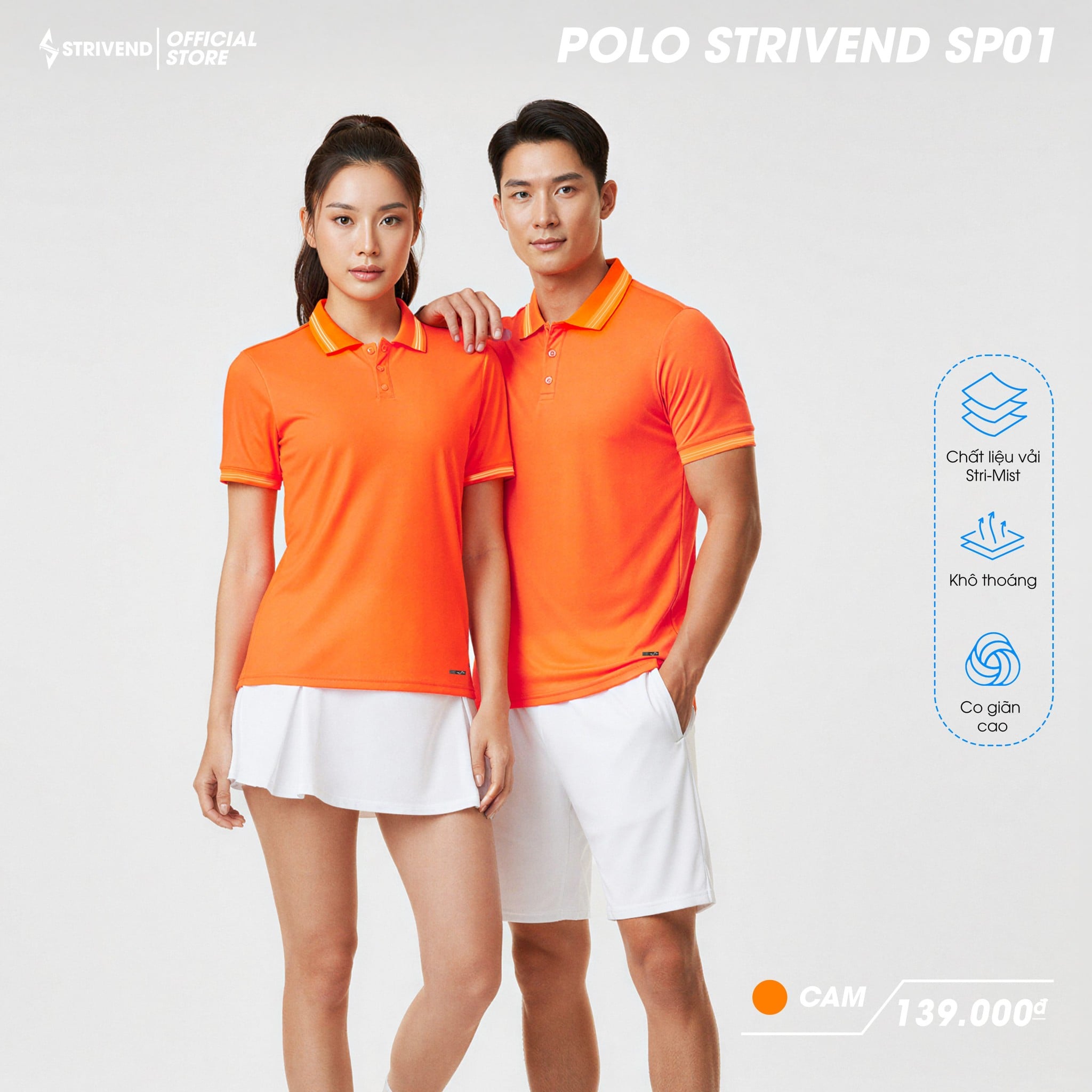 Áo Polo Strivend Sp01 Unisex