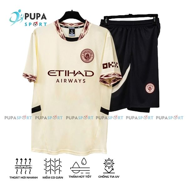 STRIVEND-CLB MC 2025 vải mè cao cấp - Kem quần đen