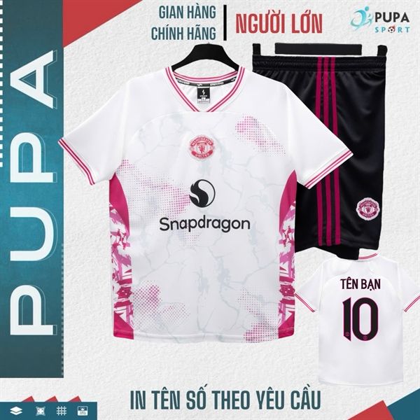 TRIVEND - CLB MU DESIGN 2025 vải mè cao cấp - TRẮNG HỒNG