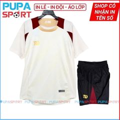 Bulball Crystal - Áo bóng đá không logo vải Bul Air cao cấp - KEM