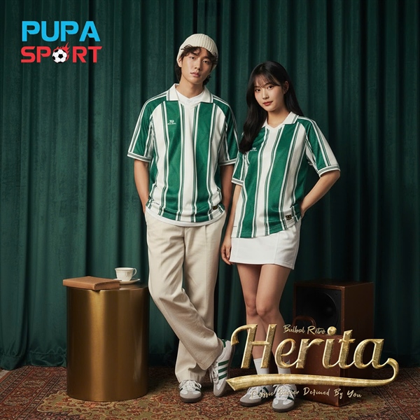 ÁO HERITA - TRẮNG XANH LÁ