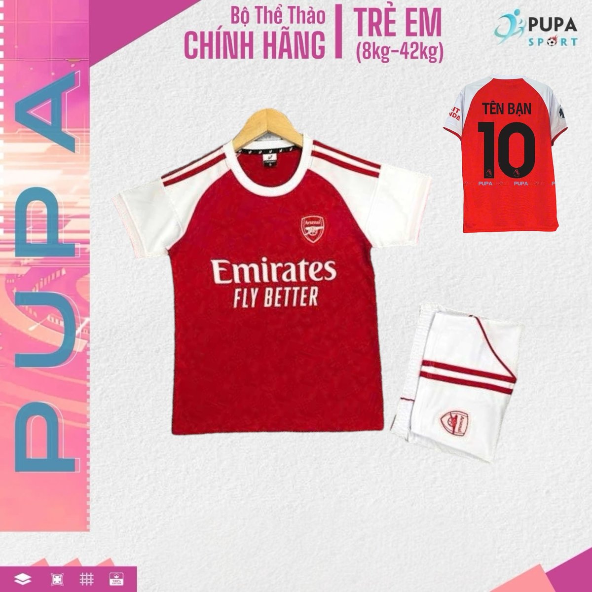 Áo Arsenal Trẻ Em