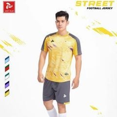 JP STREET - VÀNG- Áo Bóng đá Không Logo